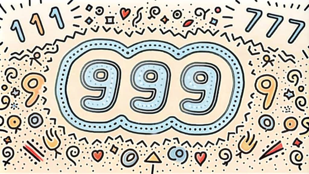 el número angelical 999 y su relación con el número ángel 111 y 777